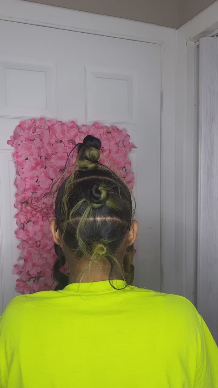 Bantu Knots w/ Bangs